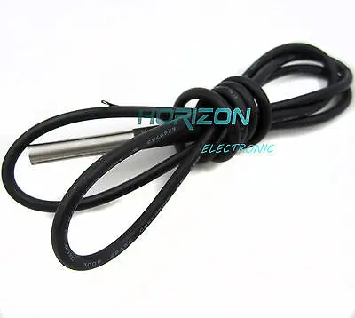 

10PCS DS18B20 Waterproof Temperature Sensors Thermistor Temperature Control hv2n HOT