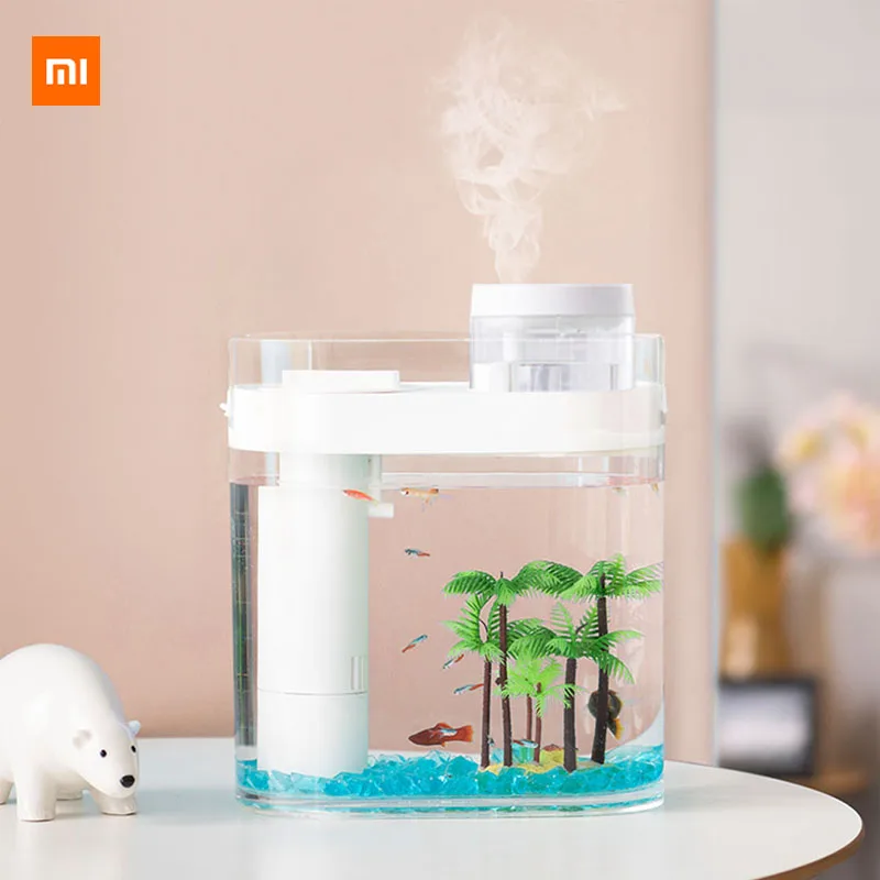 Xiaomi Youpin амфибия экологический аквариум для рыб разделяемый увлажнитель мощная