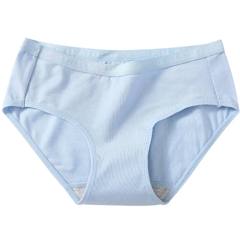 

4/PCS 2021 New Womens Underwear Sexy Solid color Lingerie Cotton Plus size Panties For Women Underpants Simplicity Design Sale