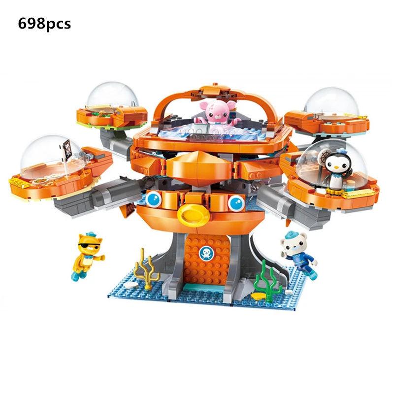 

Movie Creative Ideas City Octopus Octopod Octonauts Cartoon Building Blocks Kit Bricks Classic Model Kids Toys Birthday Gifts