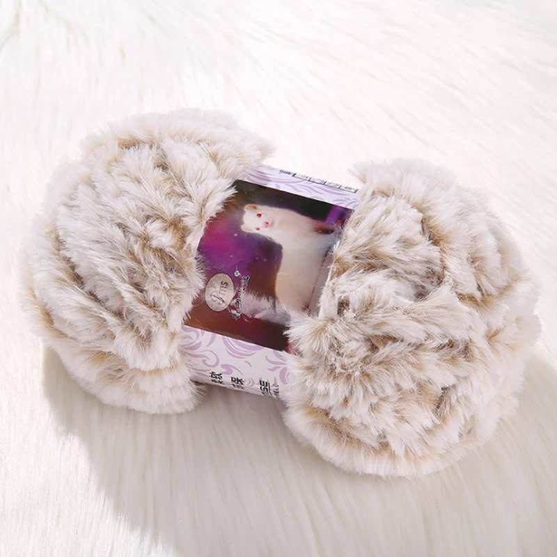 Новый искусственный мех пряжа длинные волосы мохер шерсть кашемир для ручная