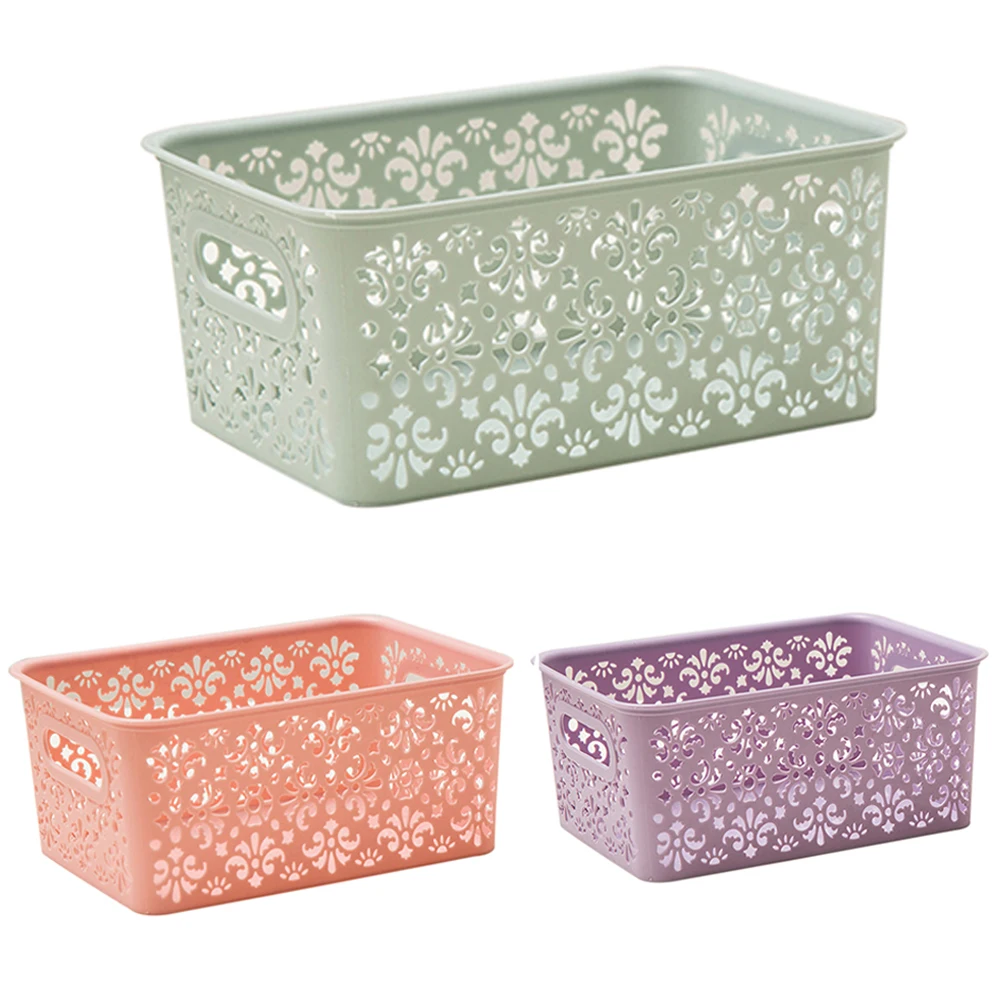 

1PC PP Hollow Underwear Bra Storage Box Drawer Closet Organizers Boxes For Scarfs Socks Desktop Cosmetic Sundries Finishing Box