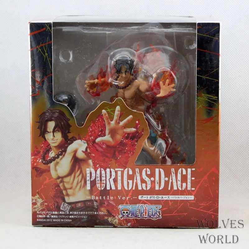 

Anime One Piece Portgas D Ace Battle Ver. Fire Fist Ace PVC Action Figure Collection Model Toy 6" 14cm