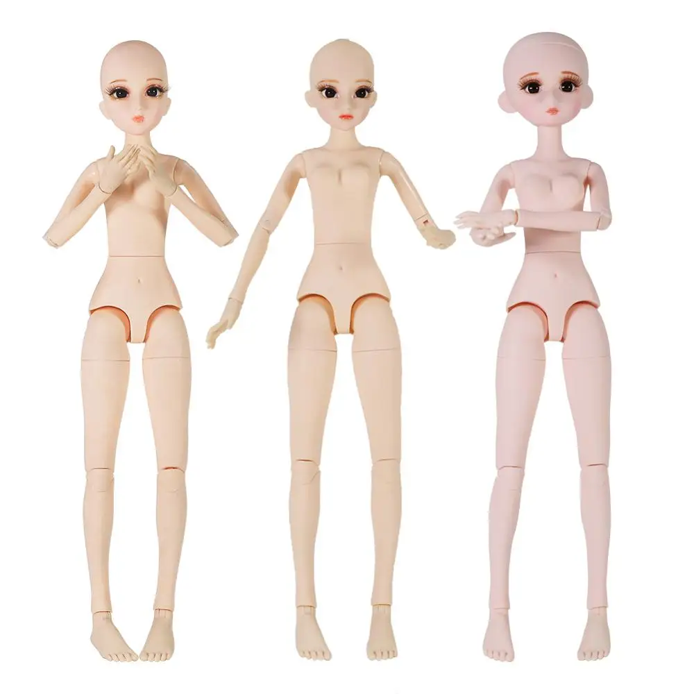 DBS 1/4 BJD Обнаженная кукла макияж с глазами без волос разные стили шарнирное тело