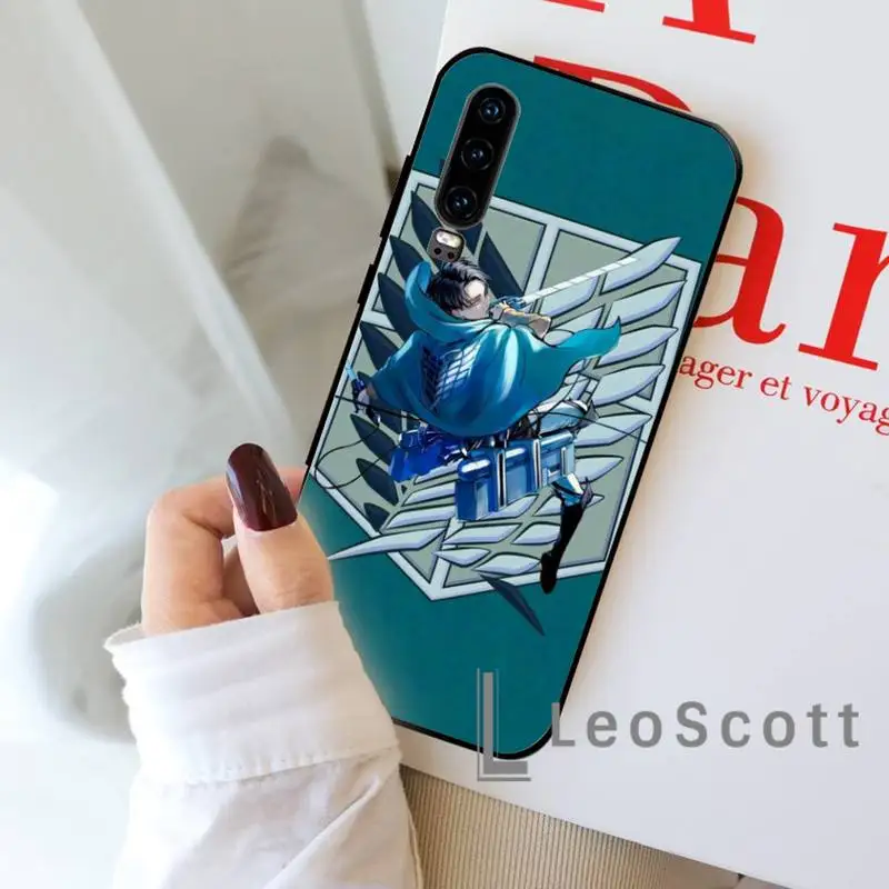 

Ackerman Attack on Titan anime Phone Case For Huawei P20 P30 P40 lite Pro P Smart y7 2019 mate 20 nova 3 mate 20