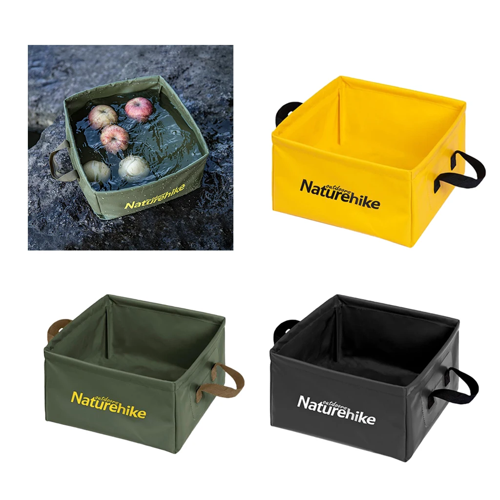 

Multifunctional Water Bucket 13L Wash Basin for Outdoor Hiking Waterproof