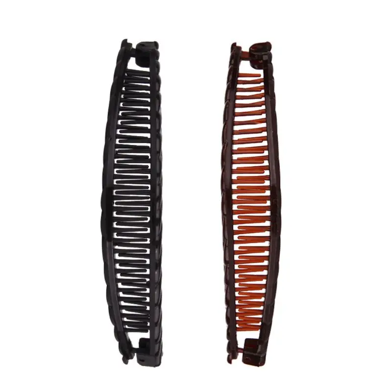 Женские пластиковые расчески для волос зажим в виде банана форме рыбы хвоста |