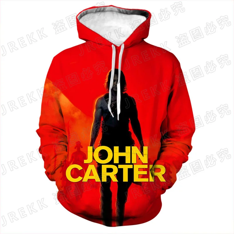 

New Fashion Casual John Carter Print 3D Hoodies Streetwear Men Women Children Sweatshirts Long Sleeve Tops Unisex Clothing