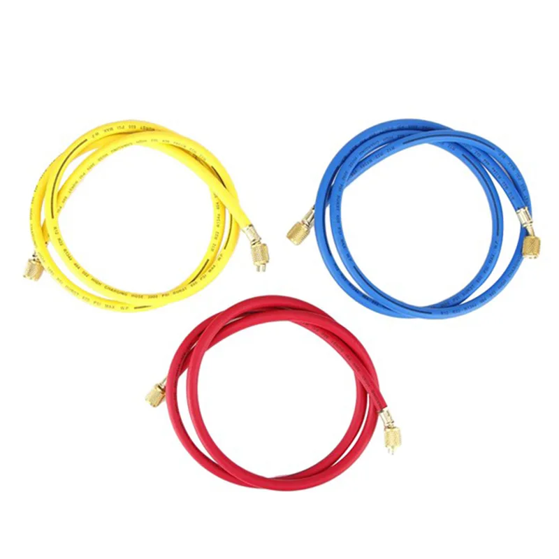 Холодильные зарядные шланги 3 шт./компл. 1 5 м для R R134A R410A R22 R12 R502 Testo 550 инструменты
