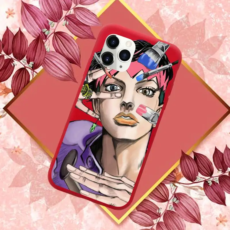 

JOJOS BIZARRE ADVENTURE OVER HEAVEN Anime Phone Case Candy Color for iPhone 11 12 mini pro XS MAX 8 7 6 6S Plus X SE 2020 XR