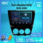 Автомобильный радиоприемник, 2DIN, Android 10, для Mazda RX8 RX-8, 2003-2008, GPS-навигация, стерео, автомобильное радио, Bluetooth-плеер, IGO