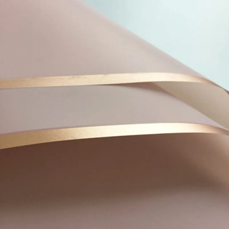 5 шт. Золотая рамка роза цветок оберточная бумага сделай сам корейский стиль пленка желе водостойкая