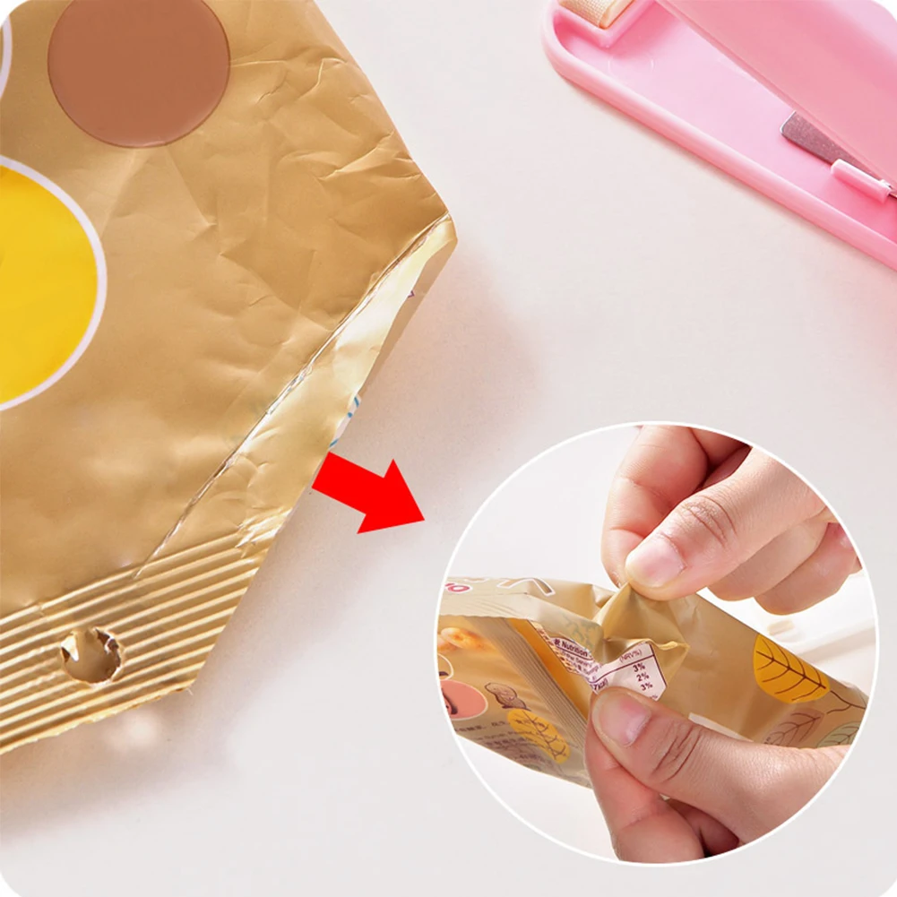 Heat Bag Sealer Plastic Mini Machine For Food Saver Storage Snack Fresh Handheld Tools Kitchen Gadget Set |