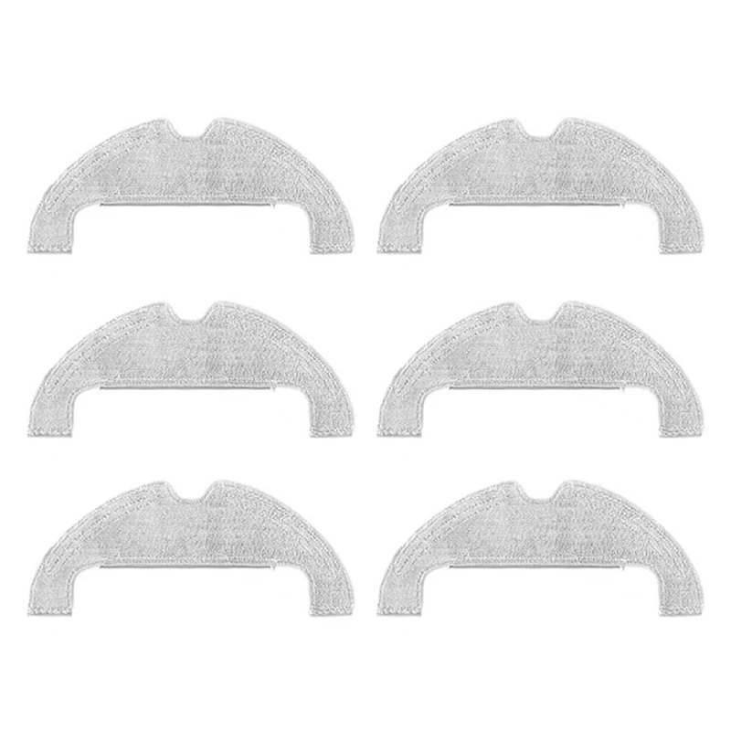 

6Pcs Mops Cloths Spare Parts Accessories For Dreame Bot Z10 Pro L10 Plus Vacuum Cleaner