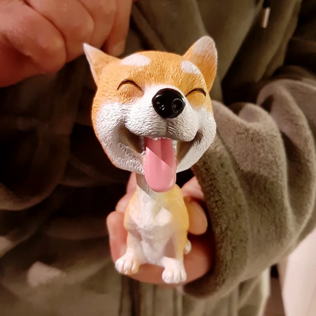 Кивающая собака забавная встряхившая голова игрушки Симпатичные Bobblehead куклы-щенки качели автомобиля украшения дома авто Декор интерьера автомобиля игрушки для приборной панели