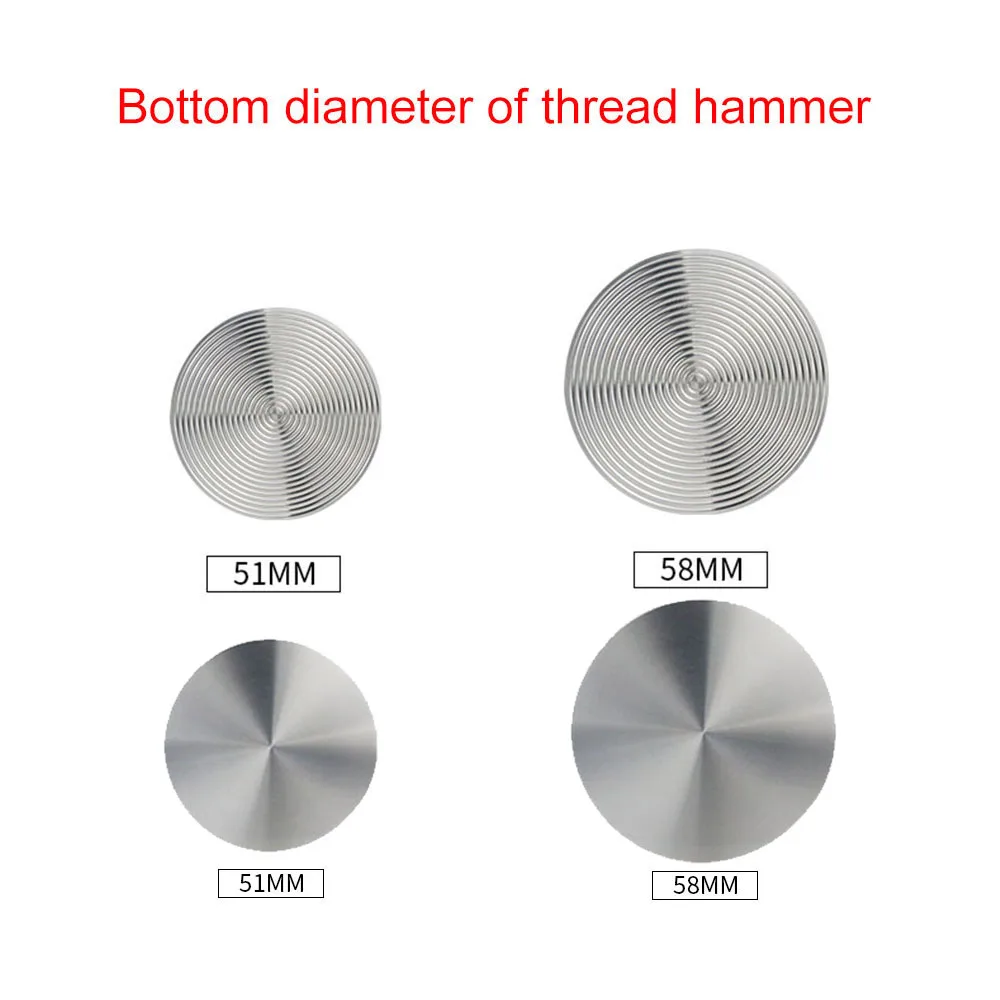 Пищевой 51 мм 58 кофемолка с деревянной ручкой для бариста эспрессо ручной работы