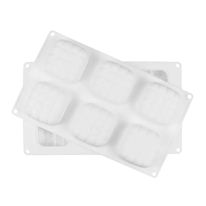 Форма квадратная силиконовая для выпечки форма французского Мусса с 6