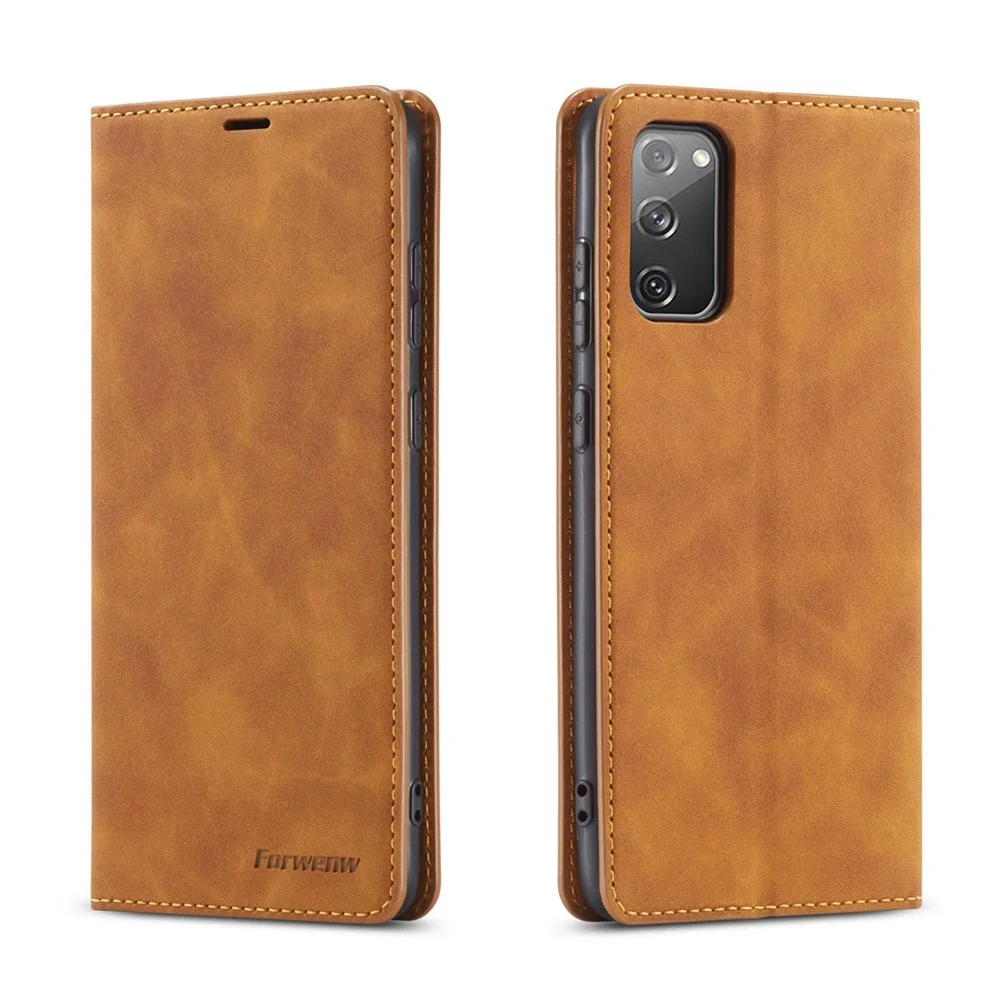 Leather Case for Samsung Galaxy A72 A52 A42 A32 A22 4G A12 5G A03s A02s A21s Flip Cover S21 S20 Ultra FE S10 S9 S8 Plus S7 Edge