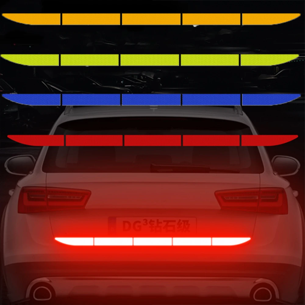 Внешняя Предупреждение ждающая лента Автомобильная отражающая наклейка для