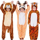 Пижама-Кигуруми для мальчиков и девочек 4-12 лет