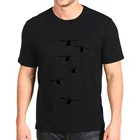 Новые модные футболки с принтом вертолет эскадрильи мужские футболки свободного покроя по индивидуальному заказу
