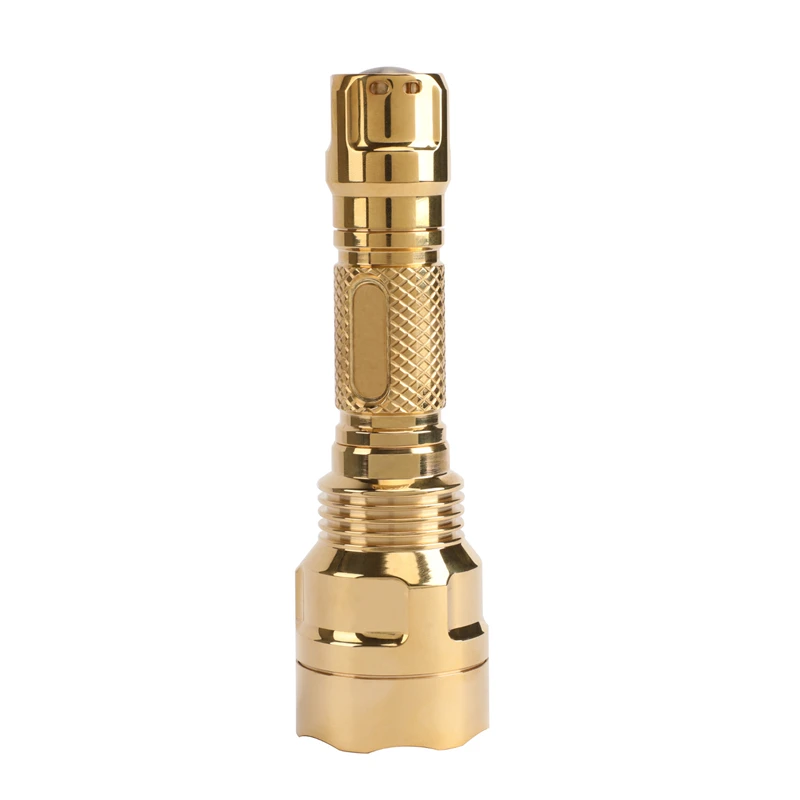 Латунь Astrolux C8 SST40/XP L HI 1300lm 7/4 режима A6 драйвер EDC тактический фонарь 18650 прожектор