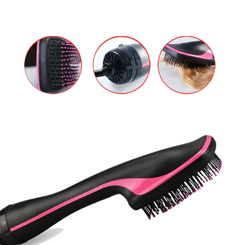 

Chjpro Hair Dryer Brush Hot Air Comb Hair Irons Salon Styler Professional Hair Dryer Volumizer Electric Straightening Curling