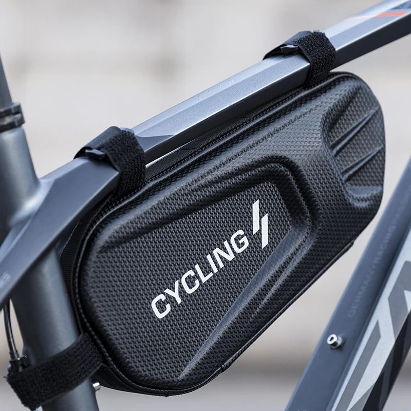 

Hard Shell Front Frame Tube Bike Bag Rainproof MTB Road Saddle Folding Bag Multifunctional Bicycle Bag