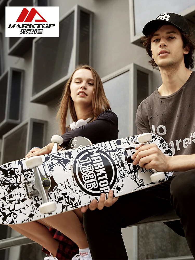 Лидер продаж профессиональный четырехколесный скейтборд двухтопочный дорожный