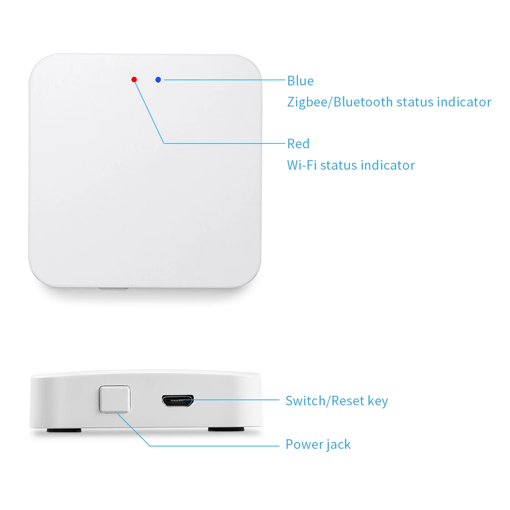 

Tuya Smart ZigBee Hub Gateway Smart Home Bridge Smart Life APP Wireless Remote Controller Works with Alexa Google Home
