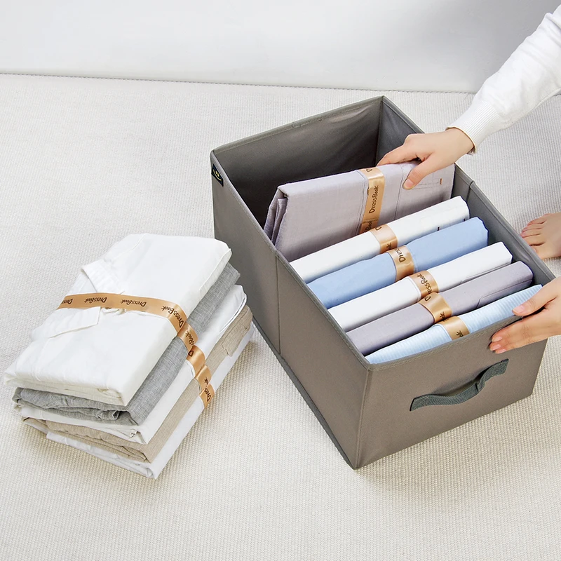 10 шт./компл. креативная пластиковая одежда складные штаны папка для шкафа быстро