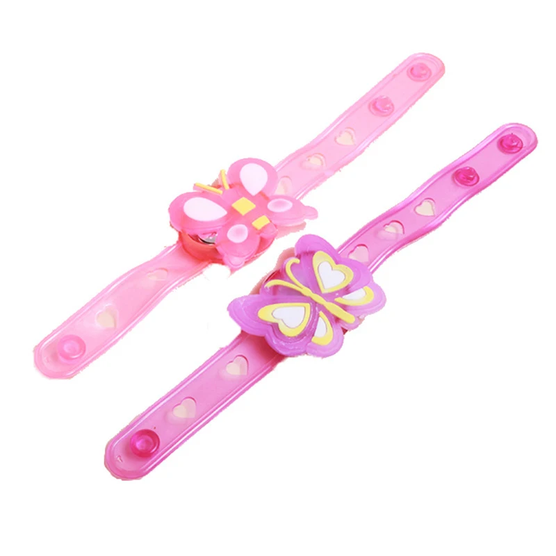 

Top fashion 12pcs shiny toy face smiley cartoon bracelet PVC soft cuff toys party birthday concert Christmas Props