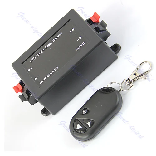 

12V/8A Wireless RF Remote Controller Dimmer Switch for 5050/3528 LED Strip Light