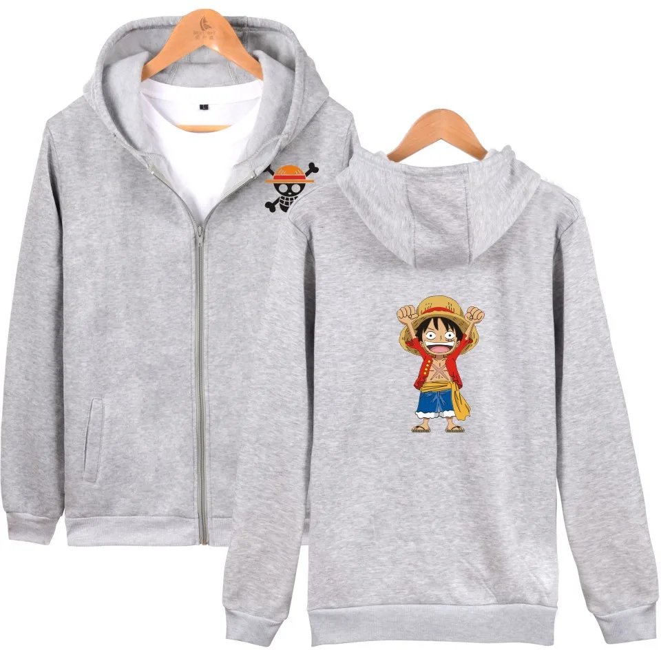 

White Zipper Hoodie Sweatshirt Hip Hop Brand Hoodies Print Hot Fashion Cartoon Moletom Feminino Men women 5 Colors Casual coat