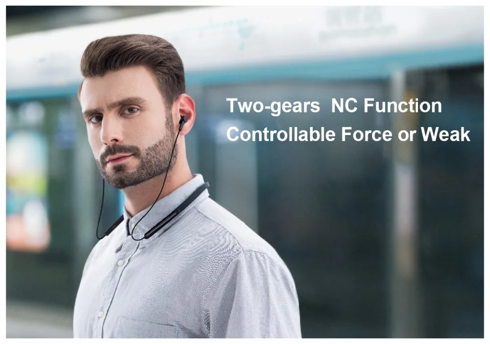 Новинка, Xiaomi ANC, Bluetooth наушники, Шейная гарнитура, беспроводная, магнитная, Bluetooth, гибридный, с шумоподавлением, HD звук, с микрофоном