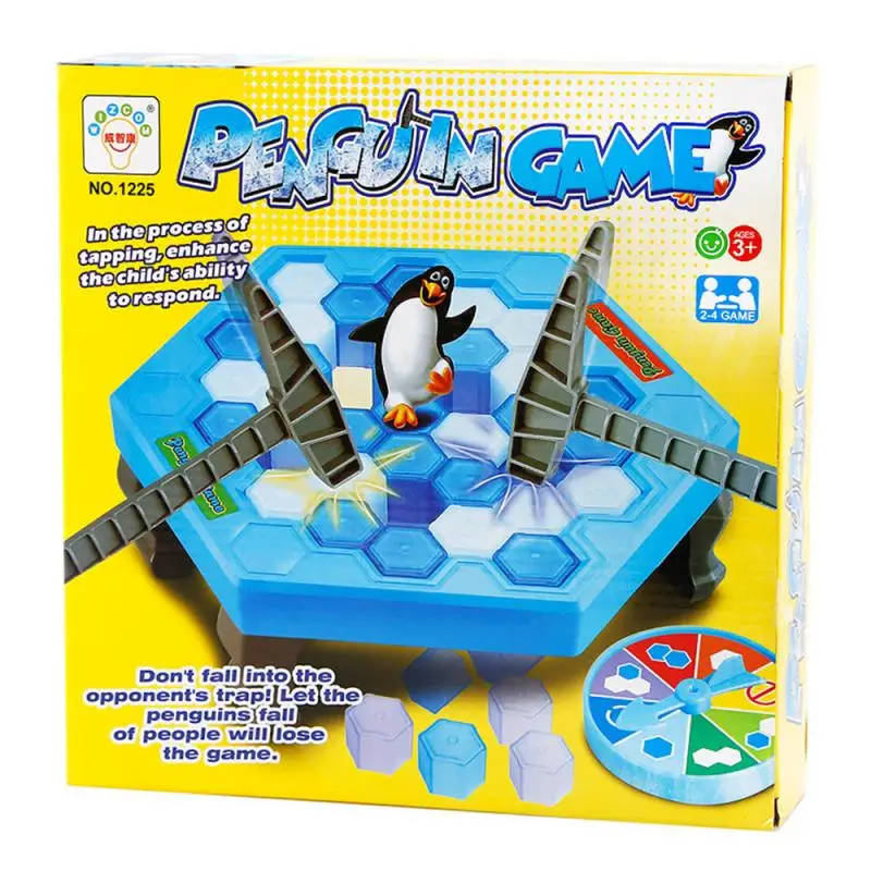

New Hot Save Penguin Ice Breaking Trap Peril Ice Pick Challenge Fun Game Interactive Entertainment Table Game Desktop Toy