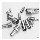 Штуцер для труб с наружной резьбой BSP, 18 дюйма, 14 дюйма, 38 дюйма, 12 дюйма, для 6, 8, 10, 12 мм, ID, штуцер для шланга с зазубринами, штуцер с хвостовиком, разные размеры, нержавеющая сталь 304