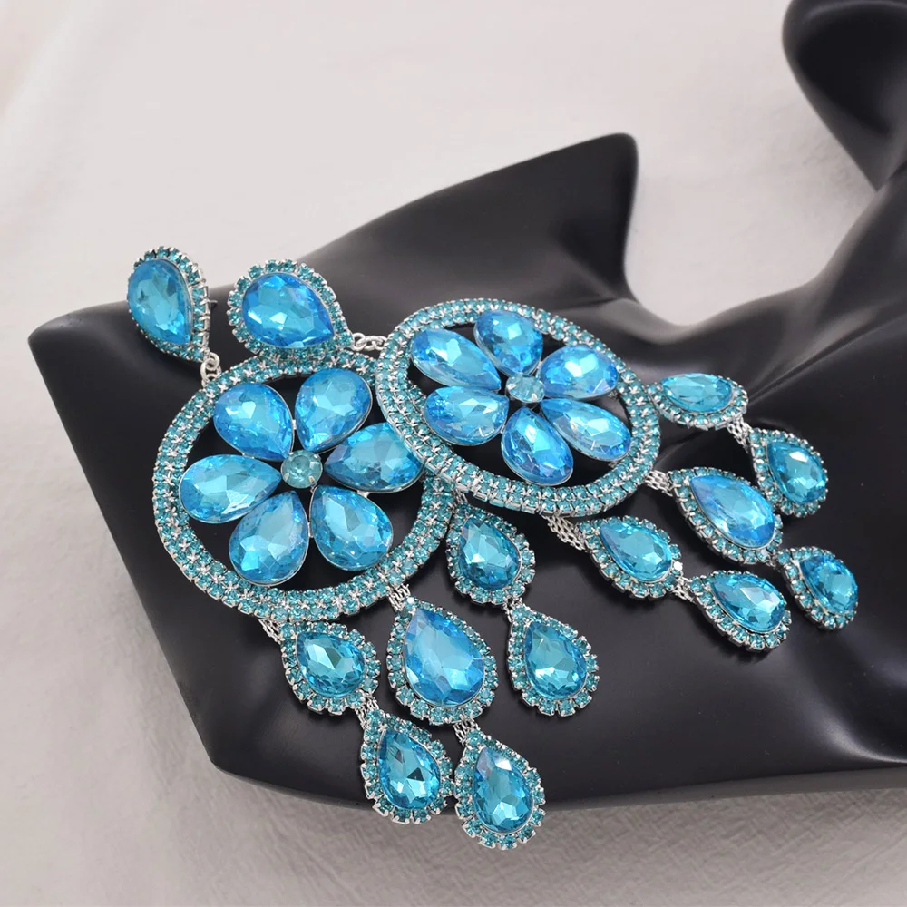 Серьги-кисточки CUIER в форме капли воды оранжевые 5 1 дюйма свадебные женские