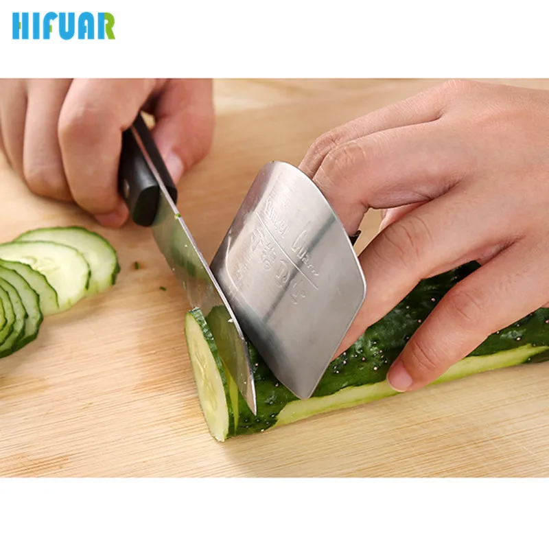 Новинка защита для пальцев из нержавеющей стали рук нож резки ломтиков Kietchen