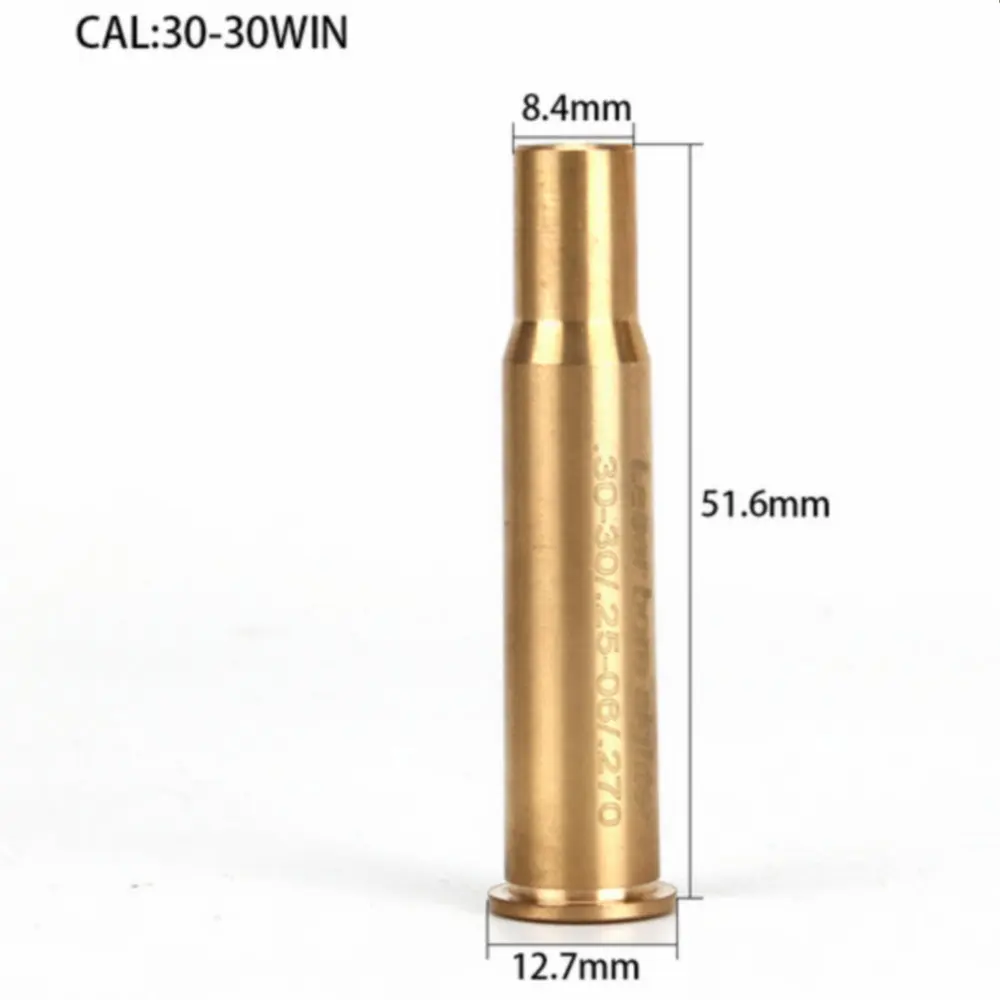 

50sets CAL.30-30WIN .25-06 .270 Cartridge Red Laser Bore Sighter Boresighter Sighting Sight Boresight Colimador Hunting Rifle