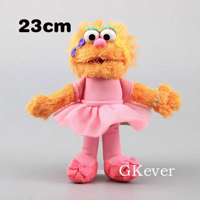 23cm 24-48 см мультфильм Улица Сезам плюшевая игрушка кукла эльмо Монстры большая птица Зои Берт фигурка плюшевые мягкие игрушки Детский подарок на день рождения - Color: 23cm