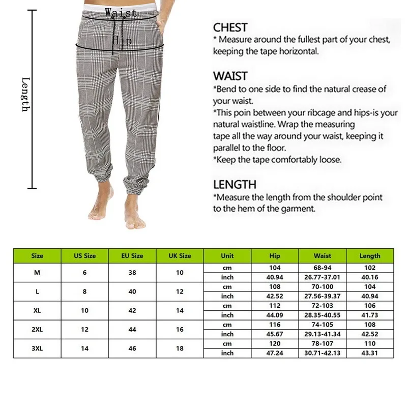 

2021 Hot Men Plaid Pants Slim Fit Midwaist Trousers Classic Vintage Men Business Casual Pencil Pants Formal Trousers Sweatpants