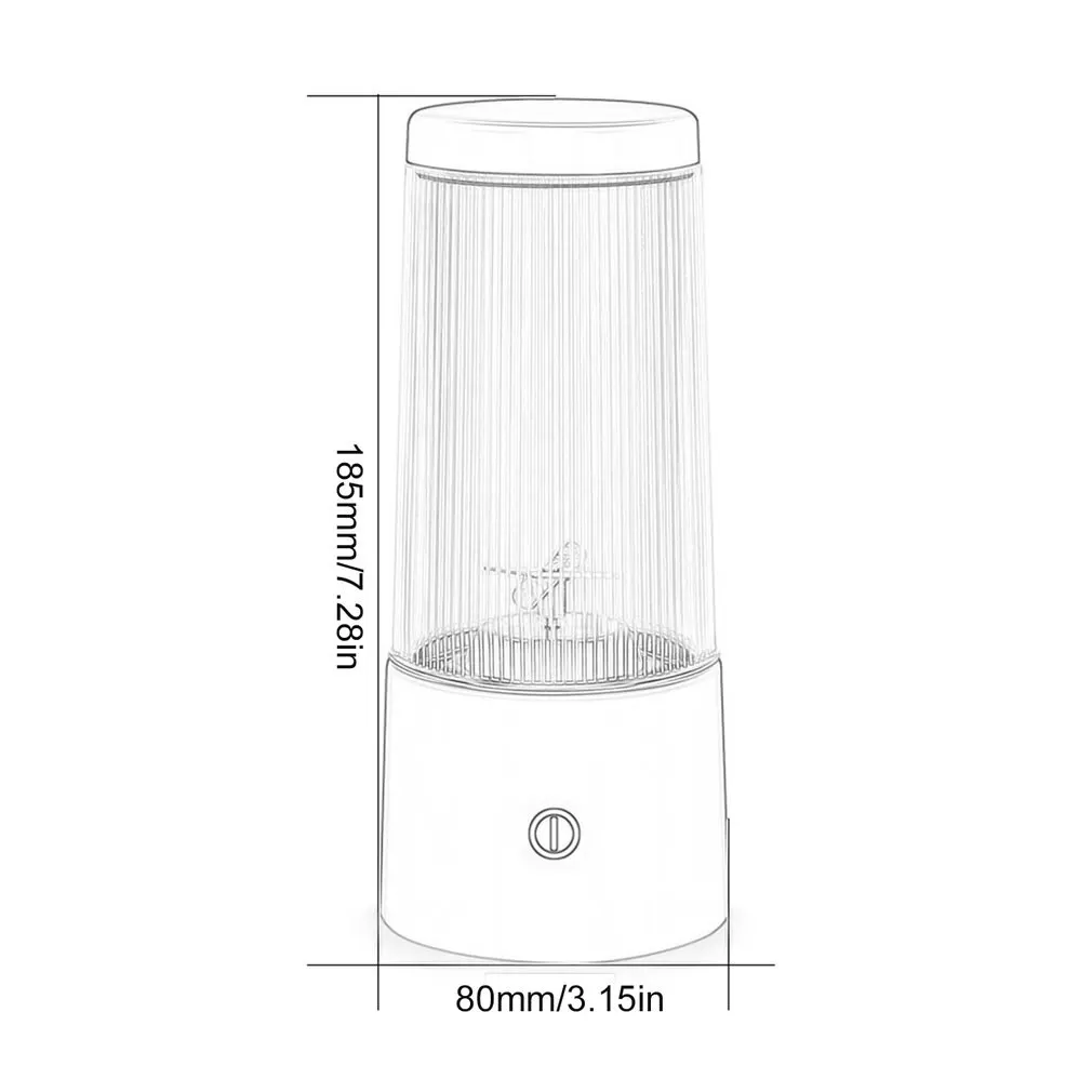 

Portable Blender Electric USB Mixer Juicer Machine 350ml Mini Food Smoothie Processor Hand held Personal Fruit Squeezer Juicer