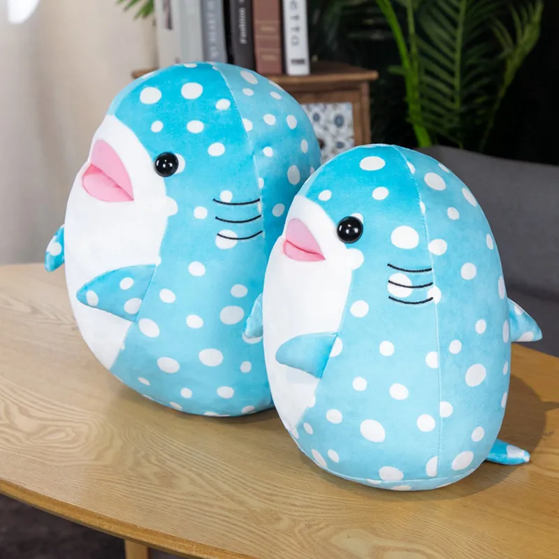 Мультяшная Морская жизнь милый КИТ Акула искусственная мягкая набивная кукла