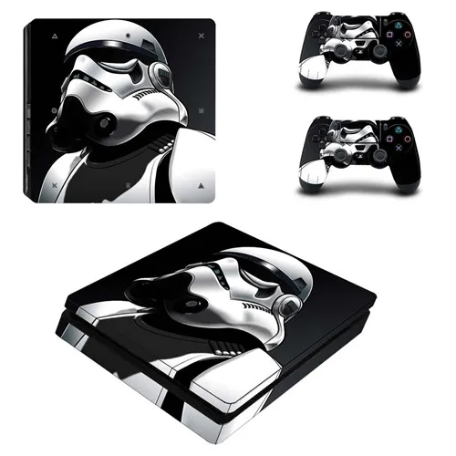 P4SQB0055 Star Wars полное покрытие лицевые панели PS4 тонкая кожа Виниловая наклейка, стикер для консоли Playstation 4 и контроллеров PS4 тонкий стикер кожи - Цвет: P4SQB0055