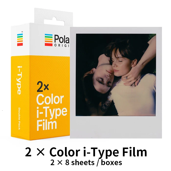 Double Pack Color Новая Подлинная пленка Polaroid Originals мгновенного I-type цвета и черный белый для камеры Onestep2VF Instax - Цвет: Double Pack Color