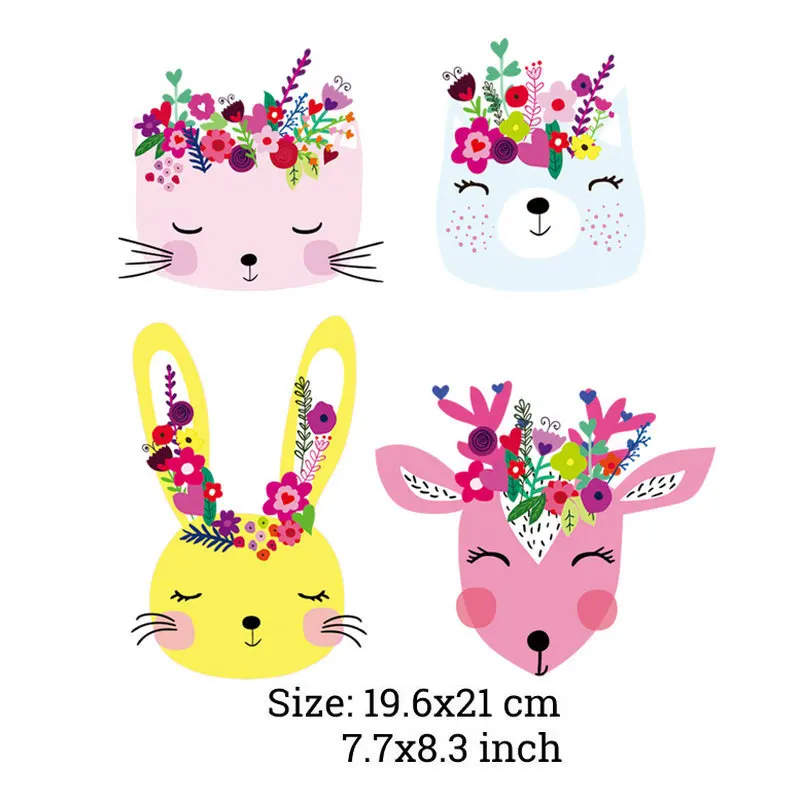 unicorn patch children t shirt stickers cute Iron on transfers for clothes iron-on transfer vinyl badge printed press | Дом и сад