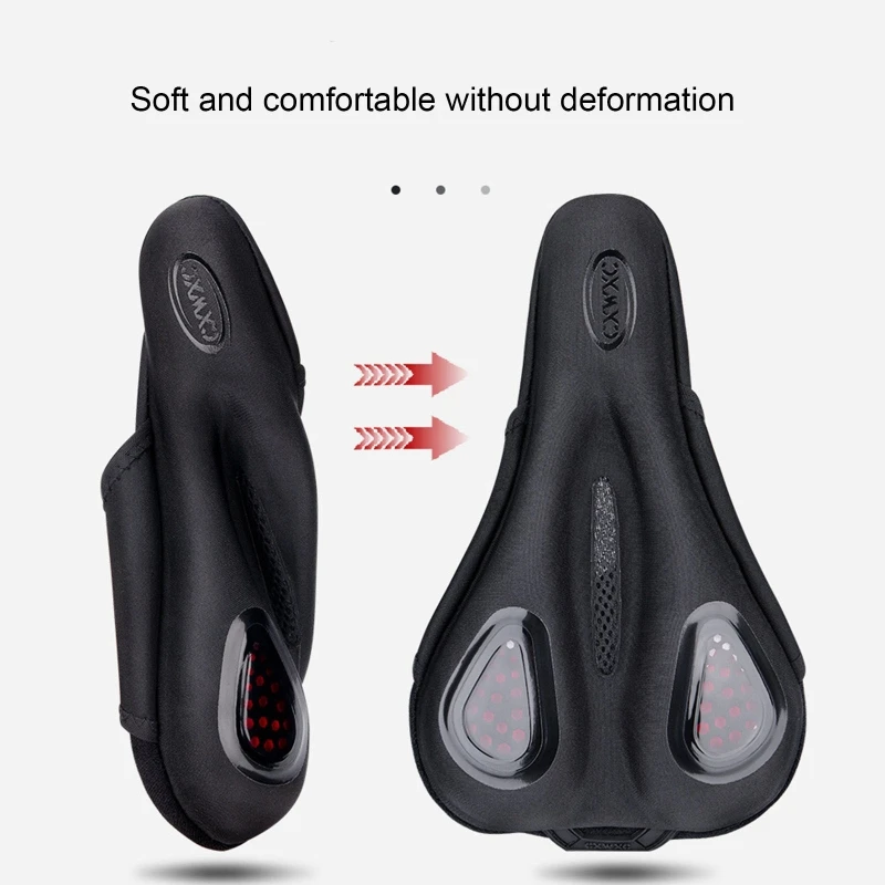 

Комфортный нескользящий чехол на сиденье велосипеда, Высококачественная водонепроницаемая и Пыленепроницаемая дышащая накладка на сиденье велосипеда