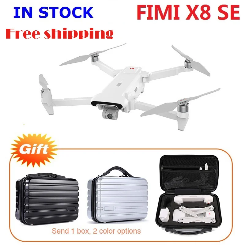 Бесплатная доставка FIMI X8 SE в Камера дроны 5 км с видом от первого лица 3 осевому