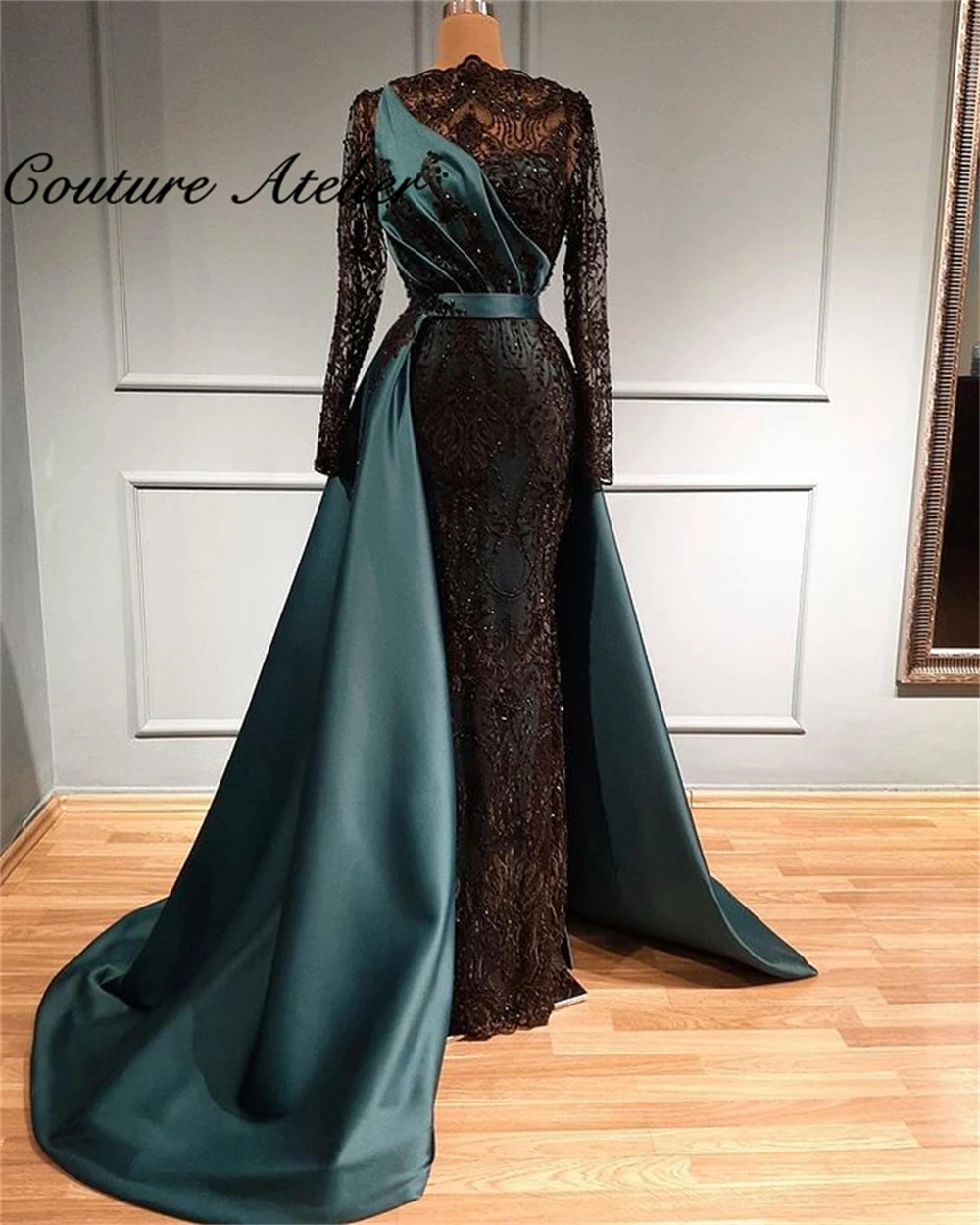 

Роскошные мусульманские Вечерние платья Дубая с длинным рукавом вечернее платье элегантные вечерние платья платье для выпускного вечера